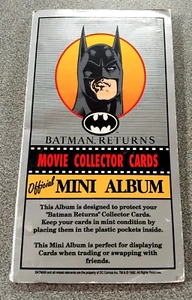 Batman Returns Movie Collector Cards 1992 Official Mini Album with Bonus Sticker - Picture 1 of 7