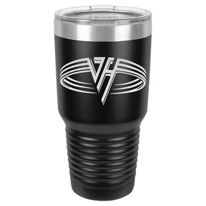 Van halen 30 oz stainless insulated laser engraved tumbler cup pop gift custom - Picture 1 of 5