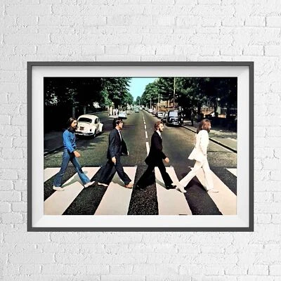 The Beatles - Abbey Road - Legendary Music Poster Picture Print - Sizes A5 to A0 - Image 1 of 2