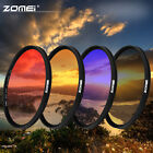 Zomei Graduated Neutral Density Filter Gray/Blue/Red/Orang Color Enhancing 52-82