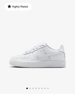 Size 5.5 (GS) - Nike Air Force 1 LE Low Triple White - Picture 1 of 3