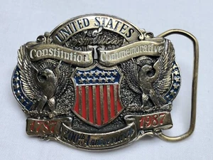 The Great American Buckle Co - USA Constitution Commemorative - Belt Buckle - Picture 1 of 4
