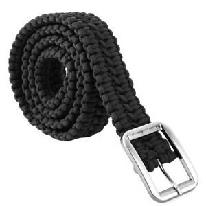 Handmade Paracord Rope Belt Outdoor Survival Accessories For Camping Hiking AGS