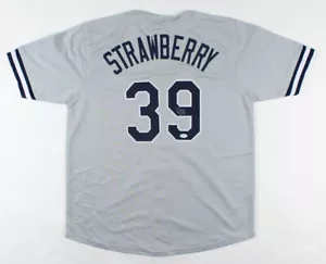 Darryl Strawberry Signed New York Yankees Jersey (PSA COA) 3x World Series Champ - Picture 1 of 6
