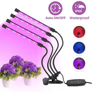 4 Heads LED Grow Light Plant Growing Lamp Light for Indoor Plants Full Spectrum - Picture 1 of 13