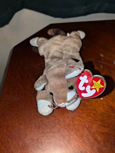 Very Rare Pounce the Cat Wrong Name Tush Tag PUFFER TY Beanie Babies Error VTG - Picture 1 of 9