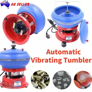 Jewelry Vibrating Tumbler Jewellery Polisher Metal Tumbling Polishing Machine AU - Picture 1 of 12