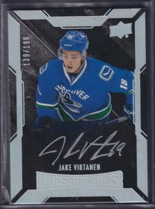 JAKE VIRTANEN - 2015 Upper Deck Black Lustrous Rookies Auto #83, /199 - Picture 1 of 1