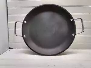 Calphalon 13" Pizza Pan Commercial Anodized Aluminum Skillet Griddle Flat Grill - Picture 1 of 4