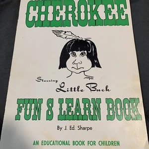 J. Ed. Sharpe Book Cherokee Fun & Learn - Educational - Picture 1 of 9