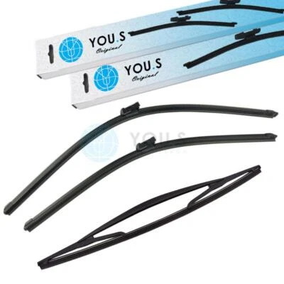 JUEGO LIMPIAPARABRISAS DELANTERO+TRASERO YOU.S para OPEL MERIVA B berlina grande (S10) - Imagen 1 de 2