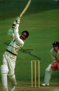GARFIELD 'GARY' SOBERS Signed Photograph - Cricket Player - 7"x4" reprint - Picture 1 of 1