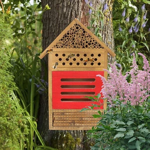 Insect Bee House Insect House Nice Decorative Design For Bees Garden Nesting BX - Picture 1 of 13
