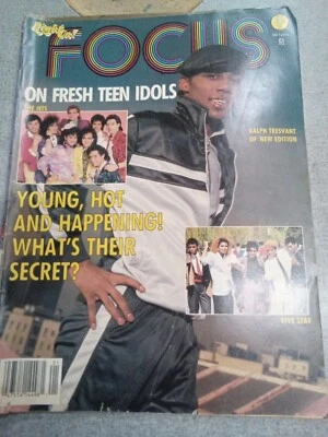 Right On Focus Magazine New Edition Cover The Jets 5-star January 1987 Foto 1 de 4