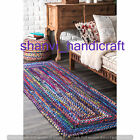 Indisch Geflochten Boden Teppich Handmade Wohndeko Reine Baumwolle Fl&#228;che L&#228;ufer
