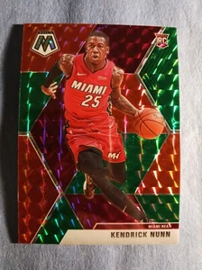 2019-20 Panini Mosaic Mosaic Choice Red and Green #234 Kendrick Nunn Rookie RC - Picture 1 of 2