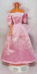VTG 1995 Barbie Bridal Collection Fashions Pink Dress Set Mattel 68065-94 - Picture 1 of 10