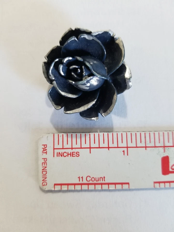 Vintage Carved Rose Button - Image 1 of 1