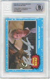 Tarjeta BAS 2015 Topps #109 firmada por Peter Mayhew Star Wars - Colección Steve Grad - Imagen 1 de 1