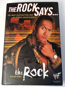 The Rock Says... - The Rock with Joe Layden - WWF - Hardcover - Foto 1 di 4