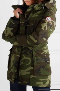 Parka Kinley para mujer Canada Goose camuflaje talla mediana nueva sin etiquetas - Imagen 1 de 9