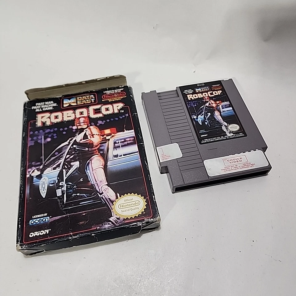 Juego RoboCop Nintendo NES Con Caja (1988) Sin Manuales - Probado Foto 1 de 4
