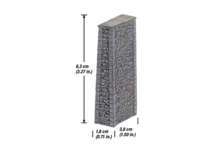 Noch 34861 N Scale Quarrystone Viaduct Bridge Piers - Picture 1 of 6