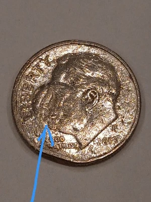 2015p Roosevelt Dime Error - Image 1 of 4