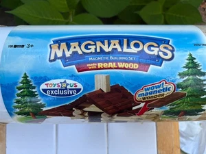 Magna Logs - Build- 2006 Toys Are Us Exclusive-Magnetic Wood Pieces- - Picture 1 of 6