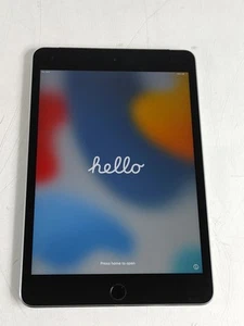Apple iPad Mini 4th Gen A1550 64 GB iOS 15.8.4 Space Gray ( Wi-Fi + 4G ) - Picture 1 of 8
