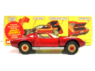 CORGI TOYS - WHIZZWHEELS - LAMBORGHINI MIURA P400 GT (MAROON) - BOX - Image 1 of 4