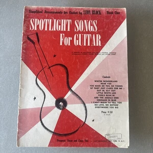 Spotlight Songs for guitar by Leon Block - Picture 1 of 1