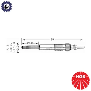 4x GLOW PLUG 5390 FOR PEUGEOT BOXER/FURGON/Van/Platform/Chassis/Bus  CITROEN - Picture 1 of 11