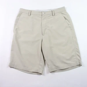 Footjoy FJ Herren 32 Performance Freizeit Golfshorts beige Chino vorne flach Stretch - Bild 1 von 11
