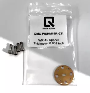 WR-15 Millimeter Wellenleiter Abstandhalter Dicke 0,031 Zoll vergoldet - Bild 1 von 1