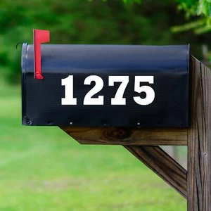 Customized Mailbox Decal Letters and Numbers Personalized VWAQ - CMB10 - Picture 1 of 4