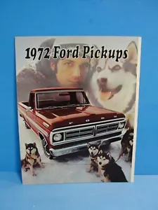 1972 Ford Pickup F-100 F-250 Truck 16-page Vintage Car Sales Brochure Catalog - Picture 1 of 8