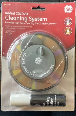 New! GE Radial CD/DVD Cleaning System - Image 1 of 3