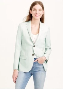 Neu mit Etikett $ 425 J Crew Collection Ludlow Damenblazer aus neuwertiger italienischer Wolle Größe 00 - Bild 1 von 8