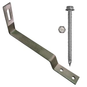 QuickBOLT 90° Flat Tile Roof Hook, 38mm Height with 5/16" X 3" Screws - Picture 1 of 1