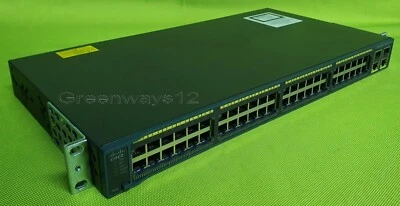 Cisco WS-C2960-48TC-L V10 Catalyst 2960S 48 port Switch With Ears - Image 1 of 4