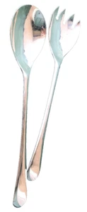 Sheffield England Flatware Silverplated Serving Spoon & Fork Spoon Vintage - Picture 1 of 4