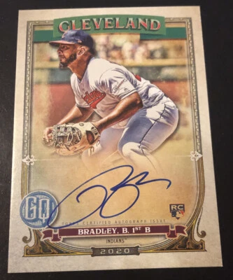 2020 Topps Gypsy Queen BOBBY BRADLEY Auto Rookie On-Card Autograph RC Indians!! - Image 1 of 2