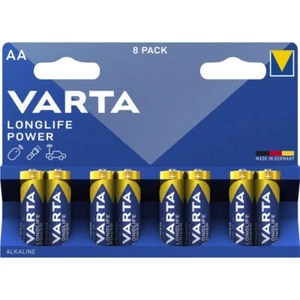 Varta Longlife Power (Former High Energy) Mignon AA Battery 4906 LR06 8 pack - Picture 1 of 2