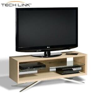 Techlink AA110LW Arena Light Wood TV Entertainment System Shelving Stand