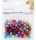 Beads Pearl  50g 8mm Multicolour (product # 165140)