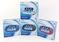 Sony PS Vita PCH-1000 1100 Console Boxed Various memory sticks "Excellent" JPN