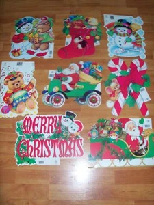 Christmas Diecuts Cutouts Vintage Decorations Eureka U Pick NOT a LOT - Picture 1 of 17