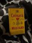 Vintage Colman&#39;s Mustard Bull&#39;s head Tin Reckitt And Coleman England 1940s