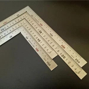 1PC L Shape Ruler School Supplies 90 Angle Ruler Straight Ruler 90 Degree Ruler - Picture 1 of 10